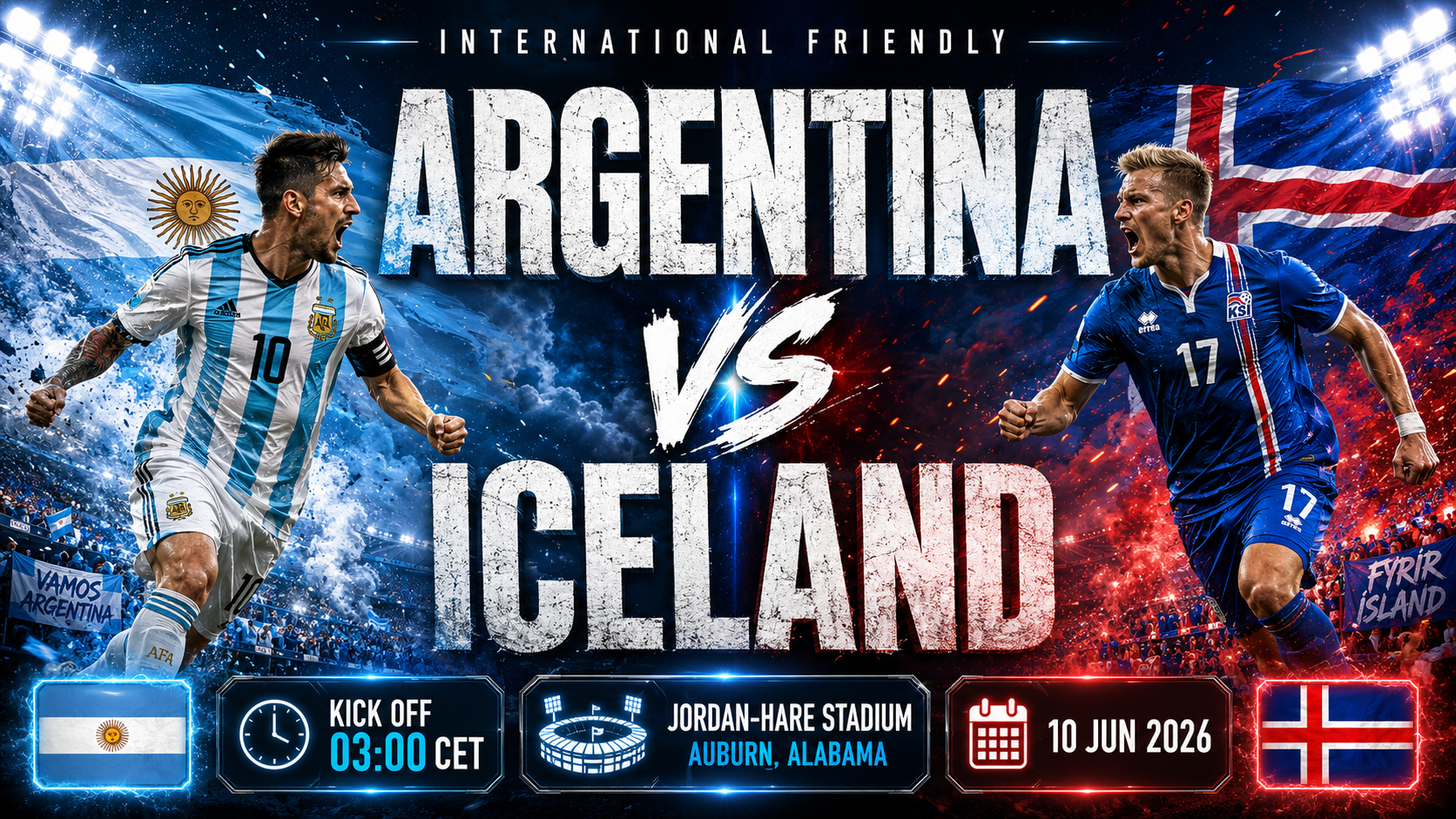 Argentina - Izland : Alabamában hangol a címvédő, az északiak még keresik a régi önmagukat
