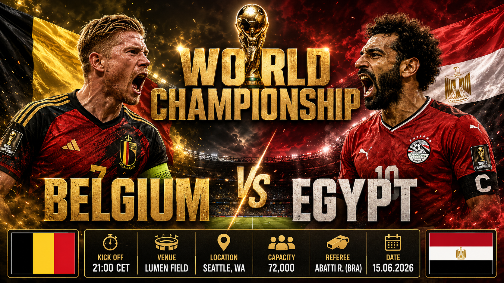 Belgium - Egyiptom : A Vörös Ördögök új korszaka a Fáraók védelmi fala ellen