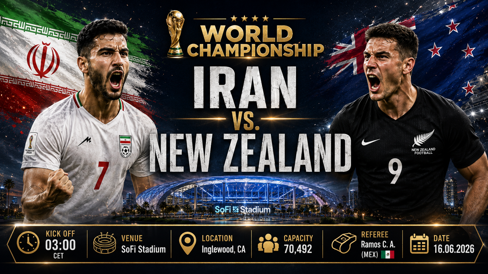 Irán - Új-Zéland : Logisztikai rémálom a Team Melli számára az óceániai kiscsapat ellen